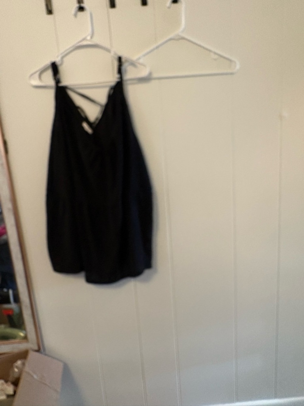 Maurices Black Crisscross Strap Camisole